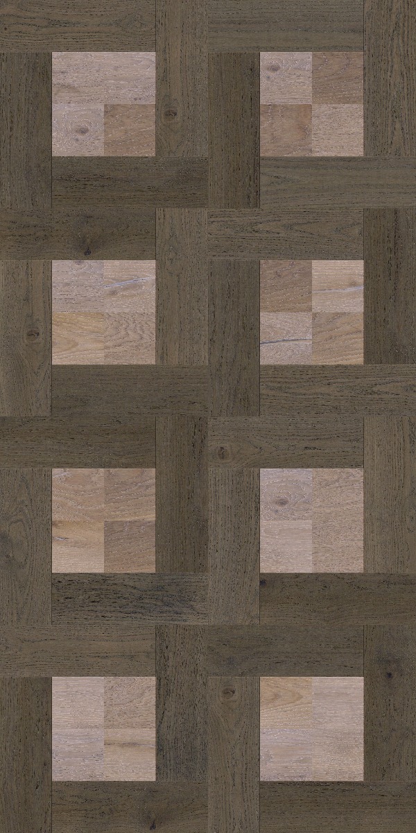 A seamless wood texture with creative oak 4219 boards arranged in a Haddon Hall pattern