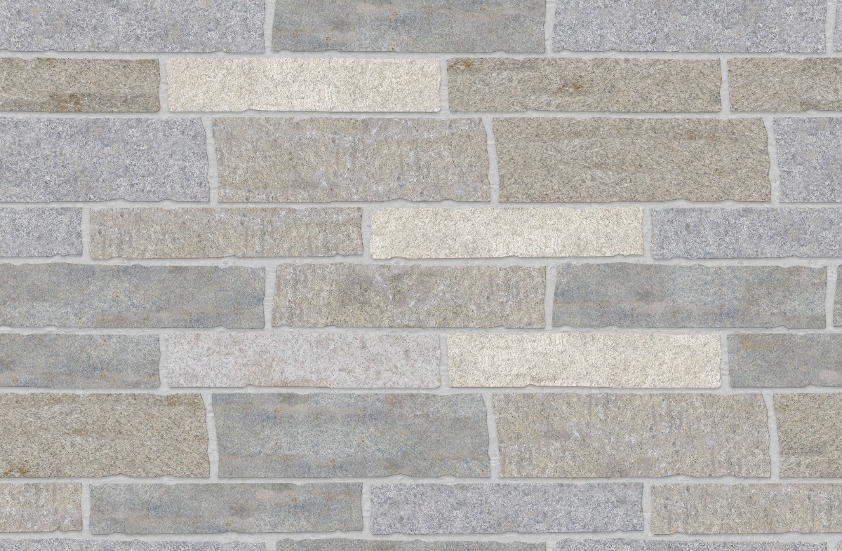 A seamless stone texture with granite - reclaimed footworn planks - cool color mix - weathered & worn surface - m269 blocks arranged in a Rough-Edge Random Ashlar - DP022 pattern