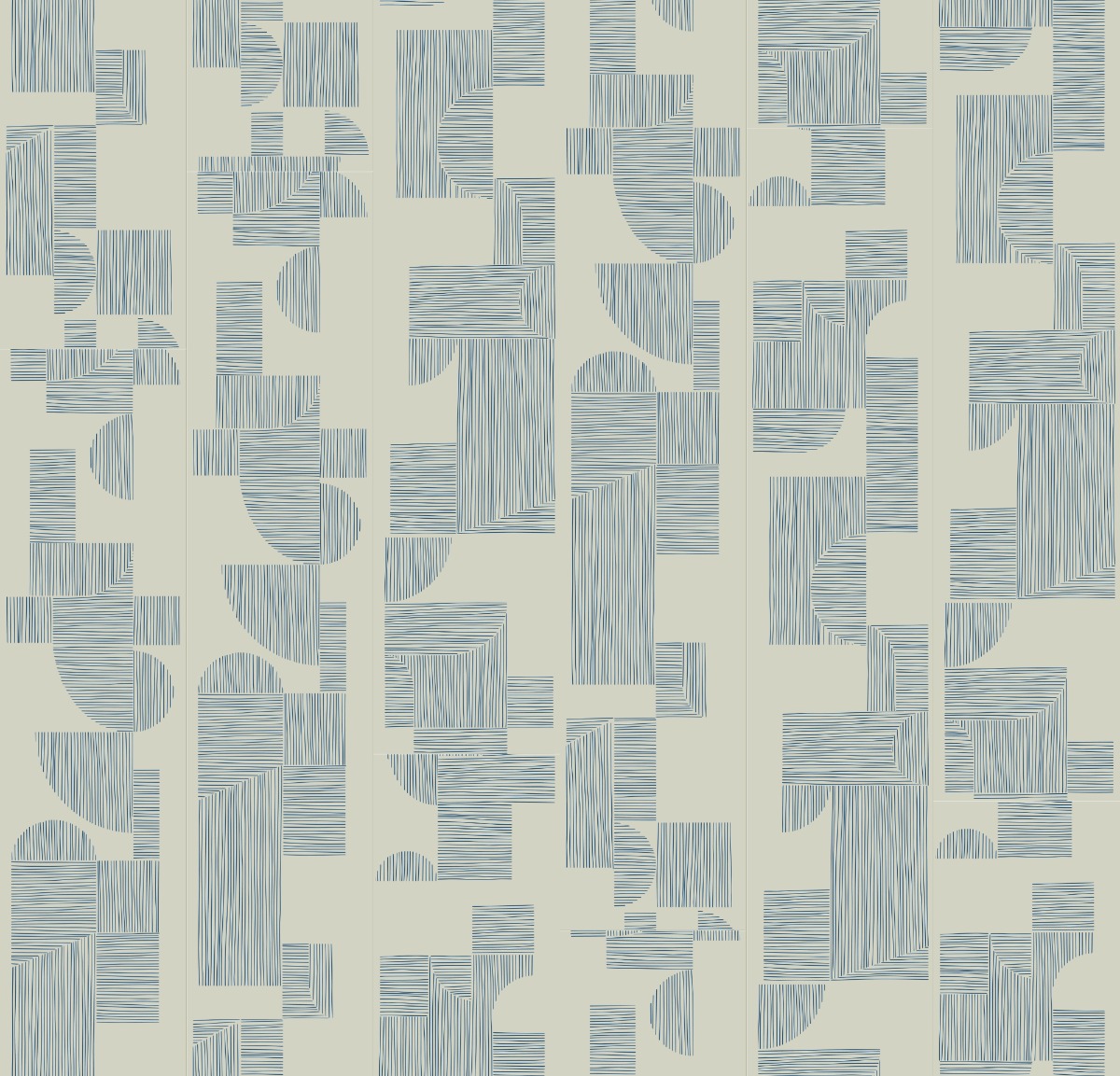 A seamless wallpaper texture with haze wallpaper in moss units arranged in a  pattern