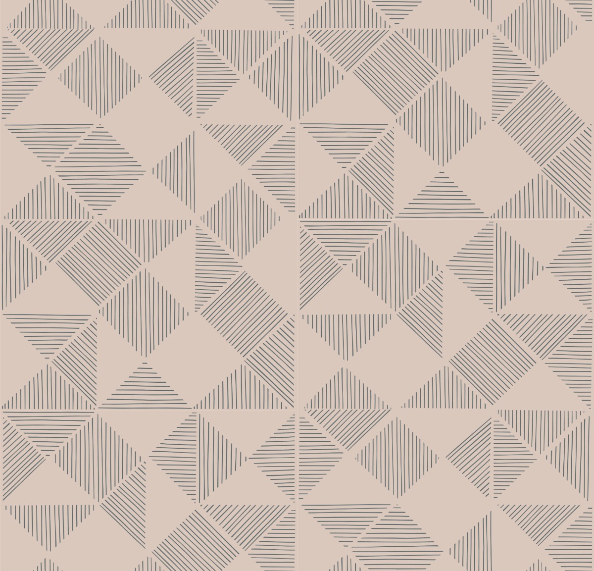 A seamless wallpaper texture with hoose wallpaper in pink cove units arranged in a  pattern