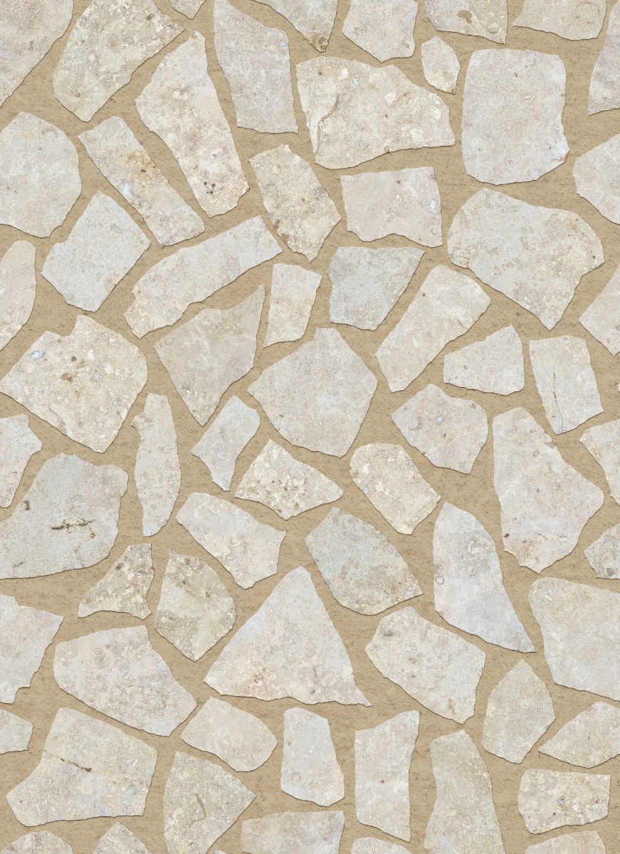 A seamless stone texture with limestone blocks arranged in a Corfiot pattern