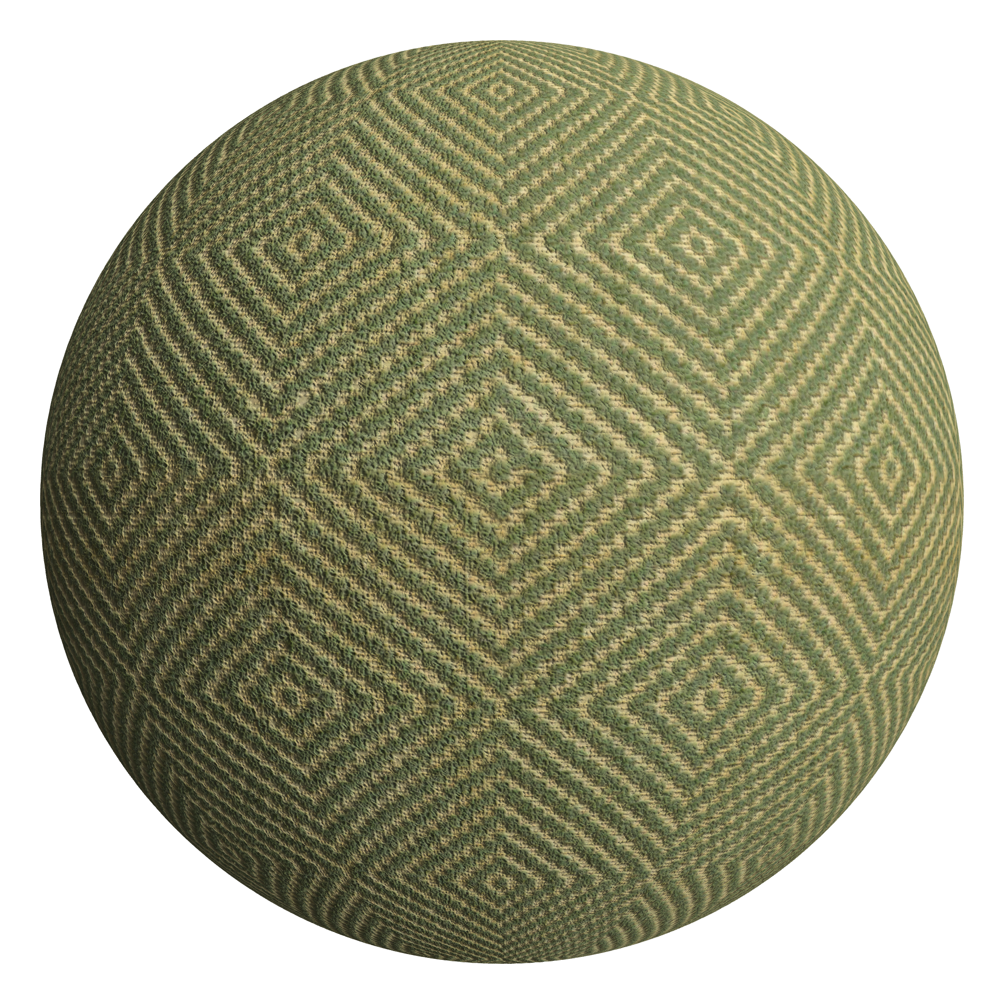 3D sphere preview of Diamond Velvet Textile seamless texture