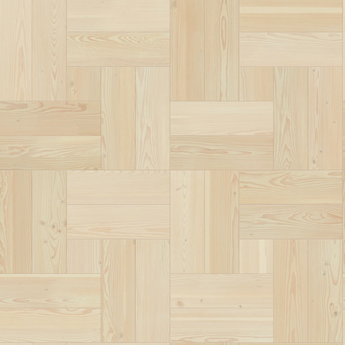 A seamless wood texture with douglas fir boards arranged in a Crosshatch pattern