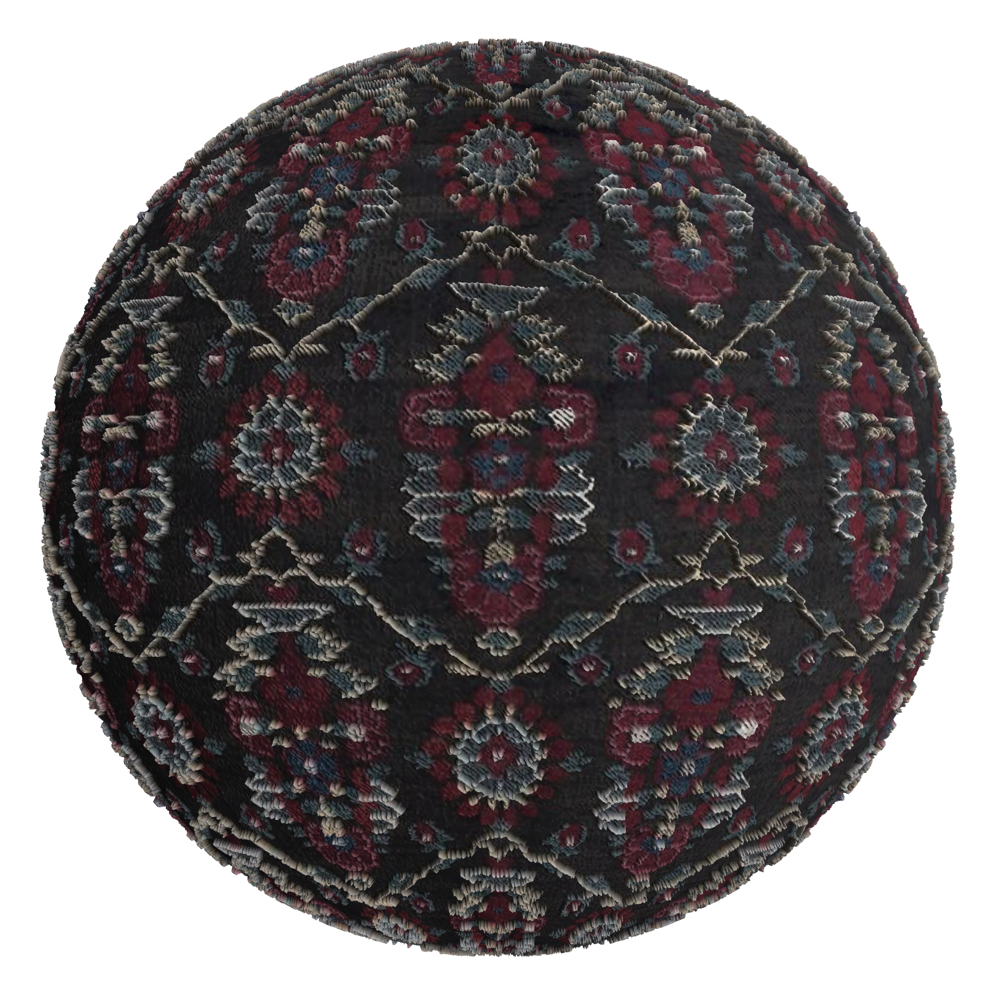 3D sphere preview of Indian Wool Fabric seamless texture