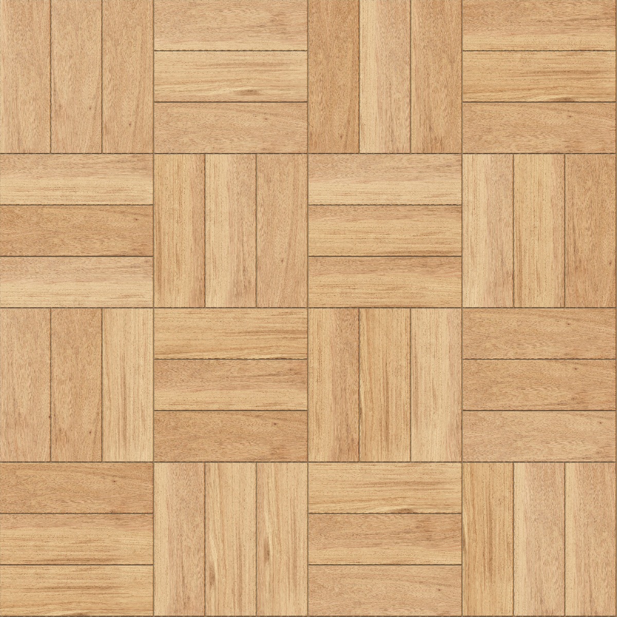 A seamless wood texture with oak veneered mdf boards arranged in a Basketweave pattern