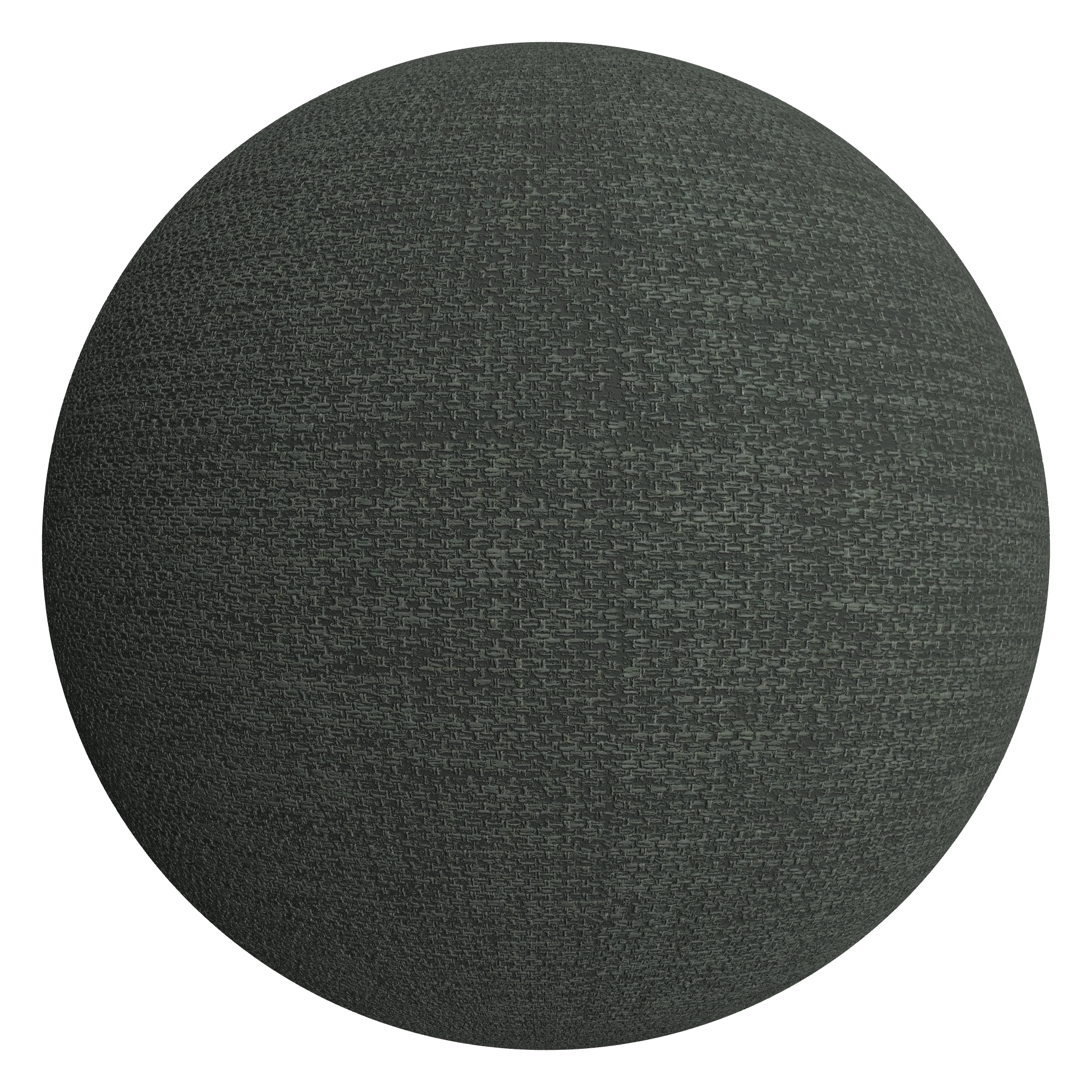 3D sphere preview of Plain Dyed Hessian seamless texture