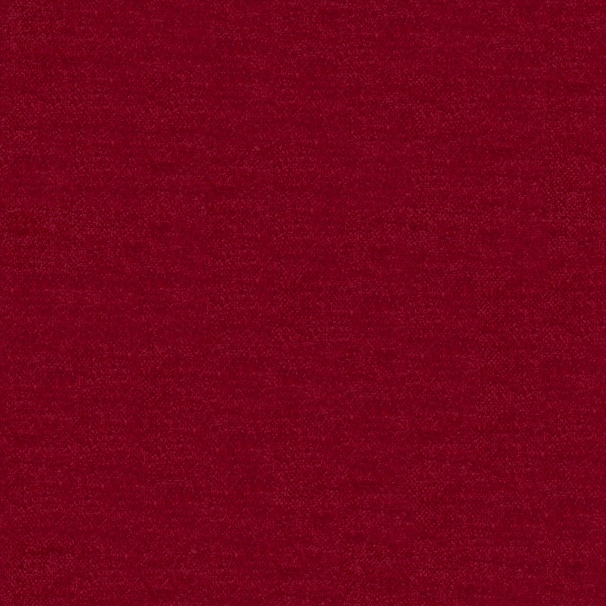 A seamless fabric texture with plain red chenille units arranged in a None pattern