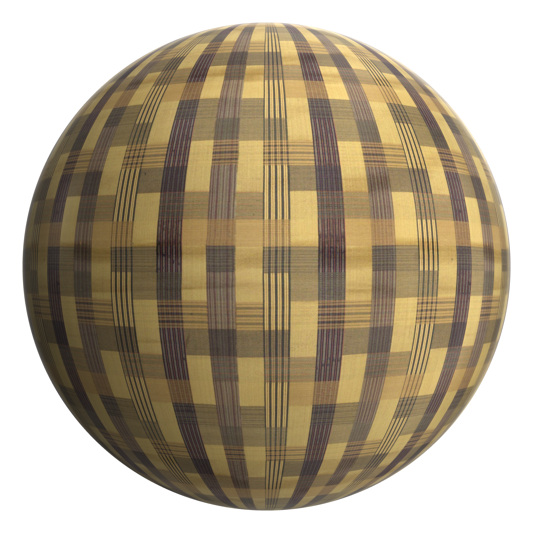 3D sphere preview of Stripe Damask Textile seamless texture