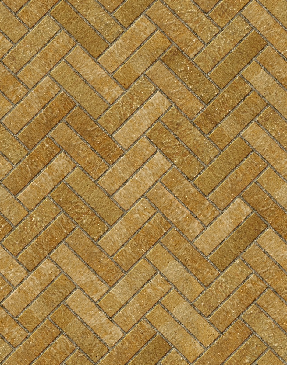 A seamless tile texture with textured glazed tile tiles arranged in a Double Herringbone pattern