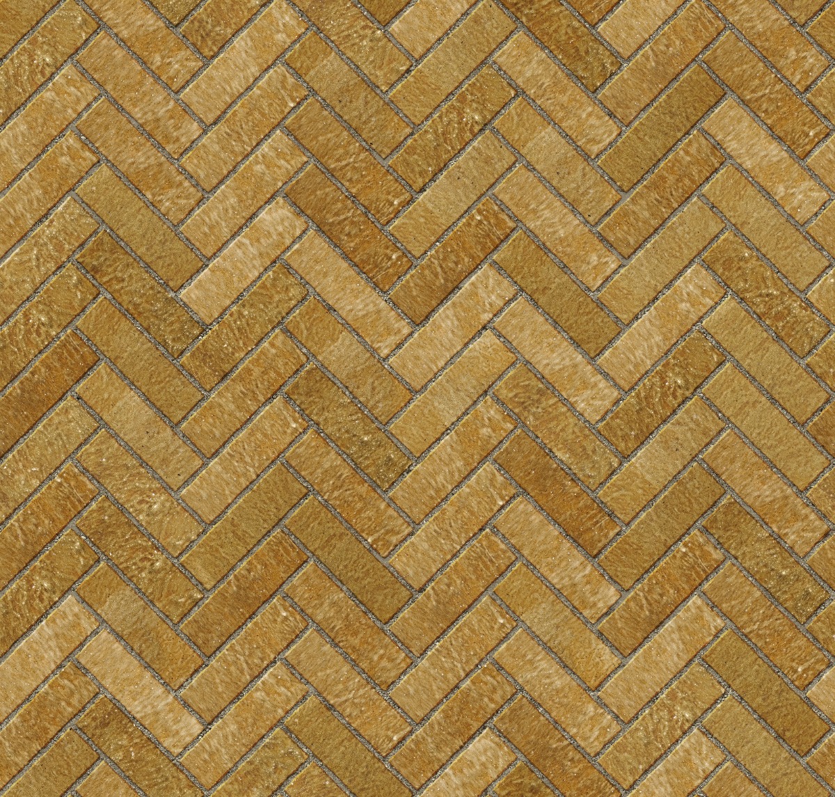 A seamless tile texture with textured glazed tile tiles arranged in a Herringbone pattern