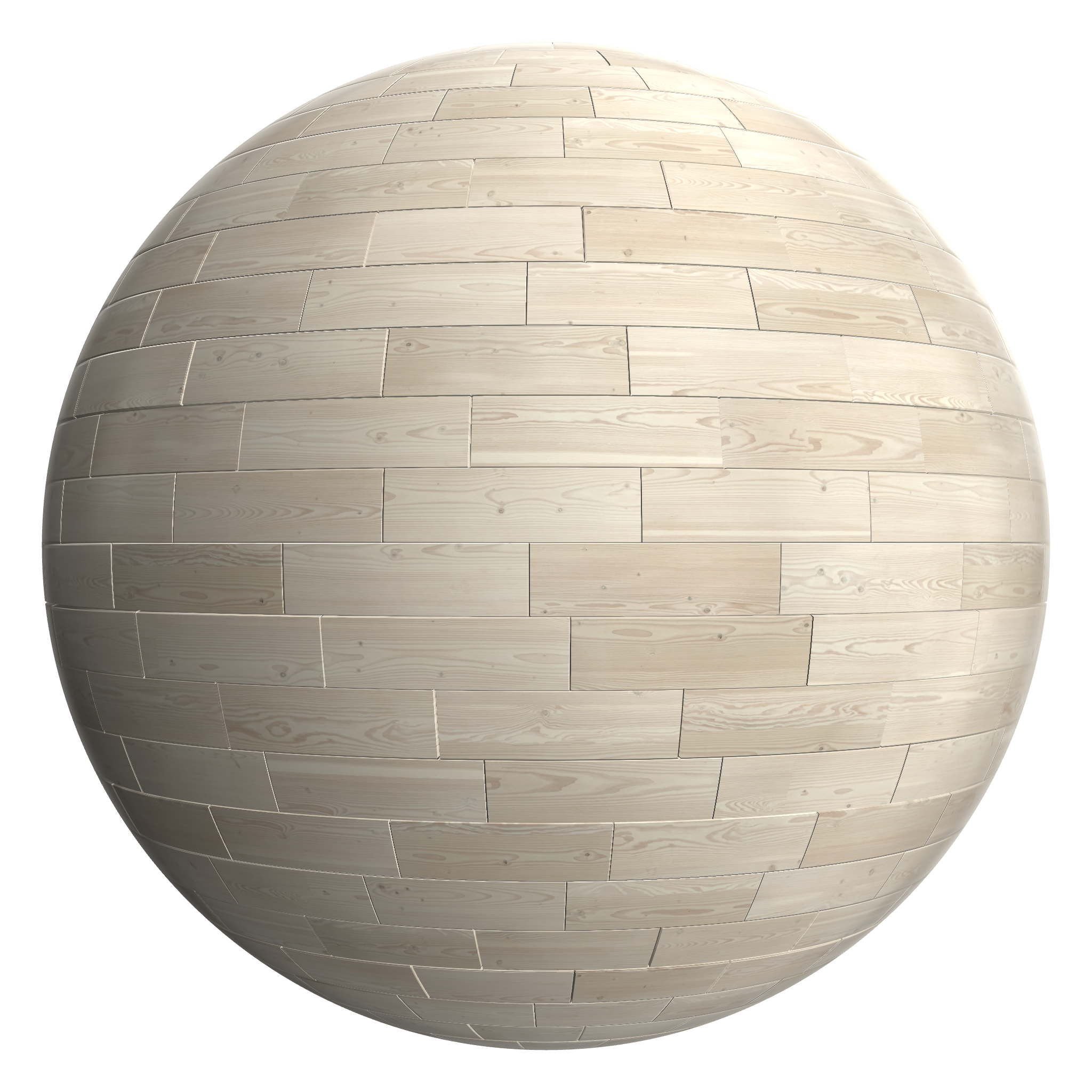 3D sphere preview of Douglas Fir, Staggered seamless texture
