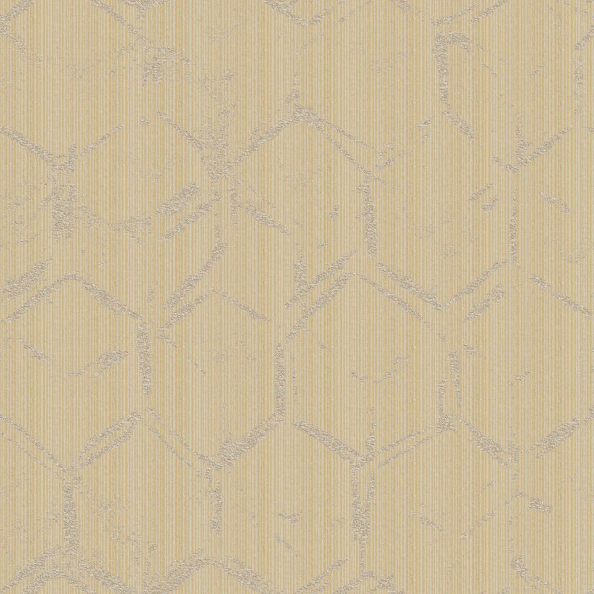 A seamless fabric texture with graphical gold jacquard units arranged in a None pattern