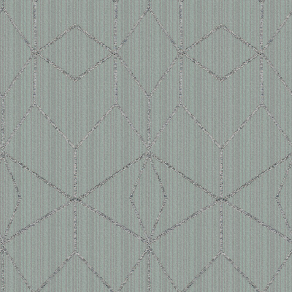 A seamless fabric texture with graphical green jacquard units arranged in a None pattern