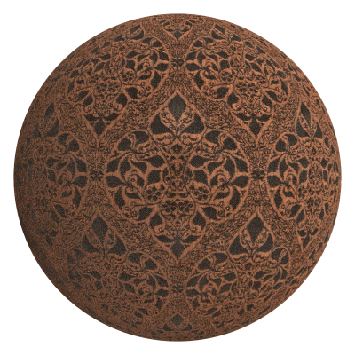 3D sphere preview of Nieuwenhuis Mocha Fabric seamless texture