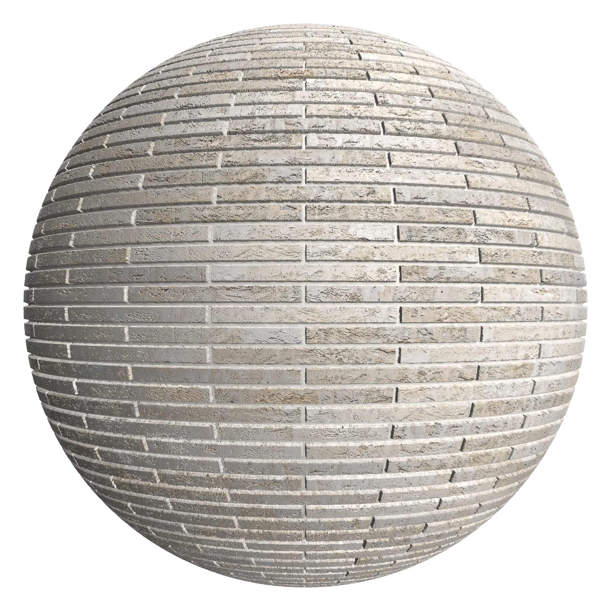 3D sphere preview of Buff, Stretcher seamless texture