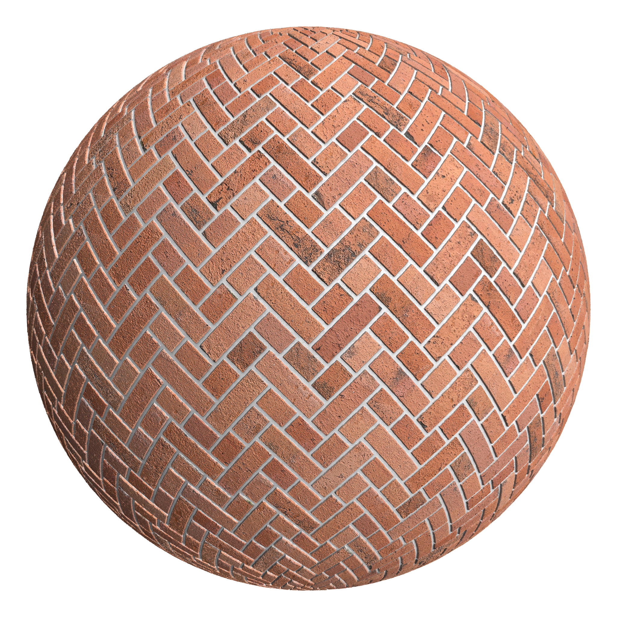3D sphere preview of Pilotage, Broken Herringbone seamless texture
