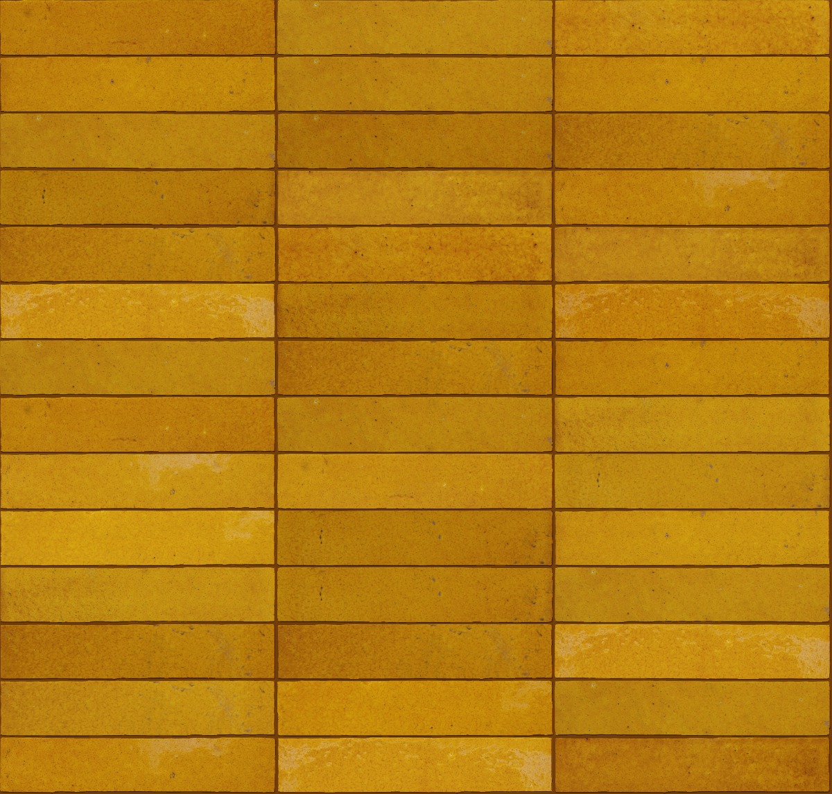 A seamless tile texture with mustard crazed tile tiles arranged in a Stack pattern