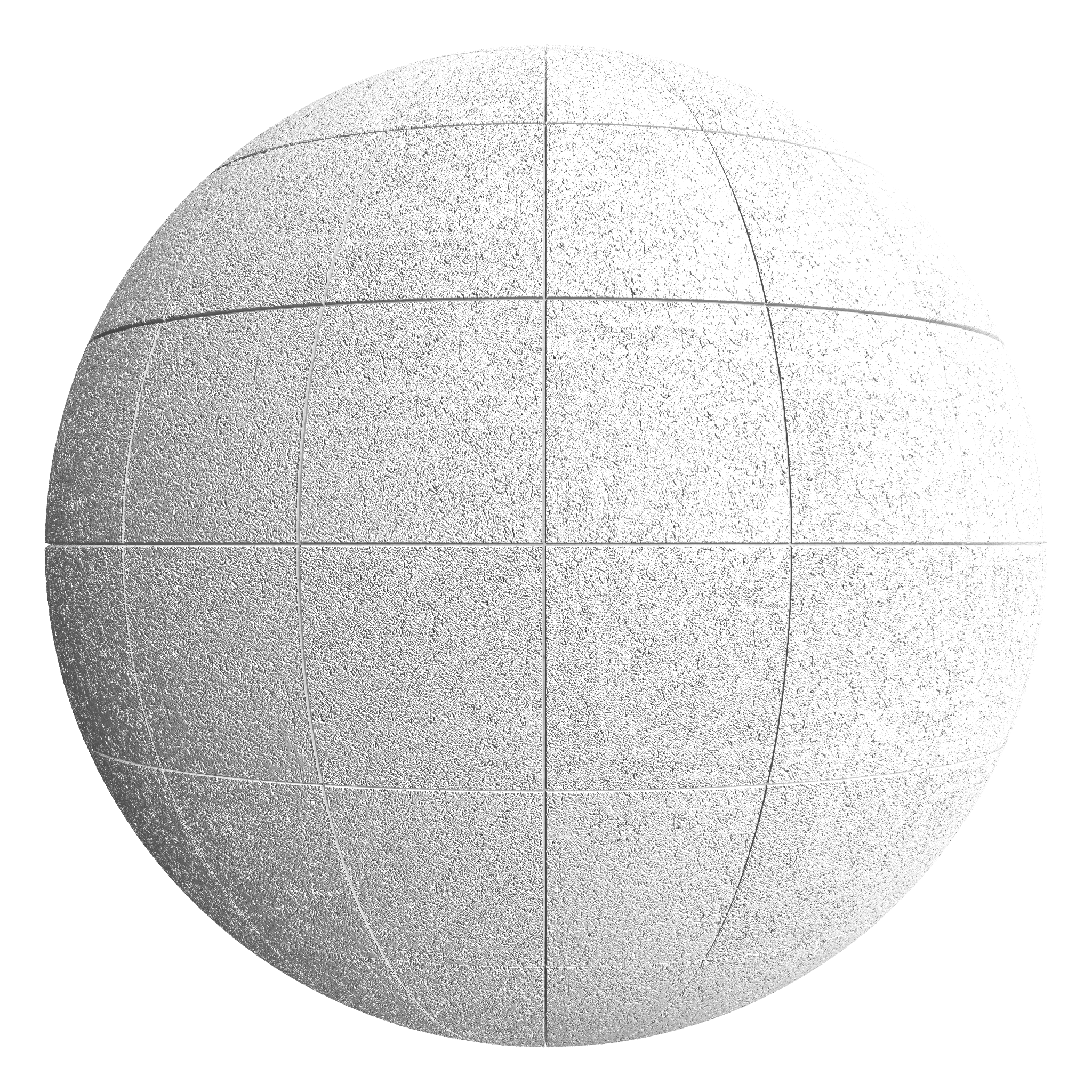 3D sphere preview of Acoustic Block Stack seamless texture