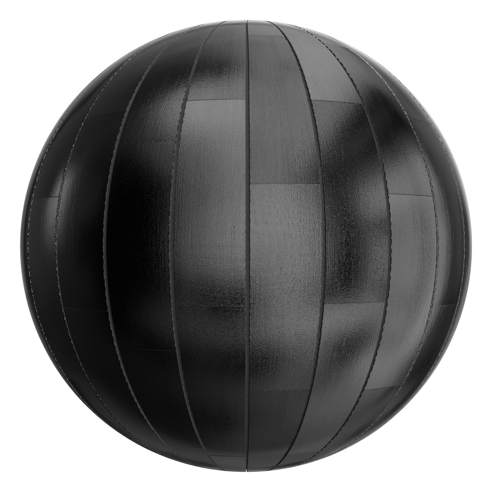 3D sphere preview of Aluminium Staggered seamless texture