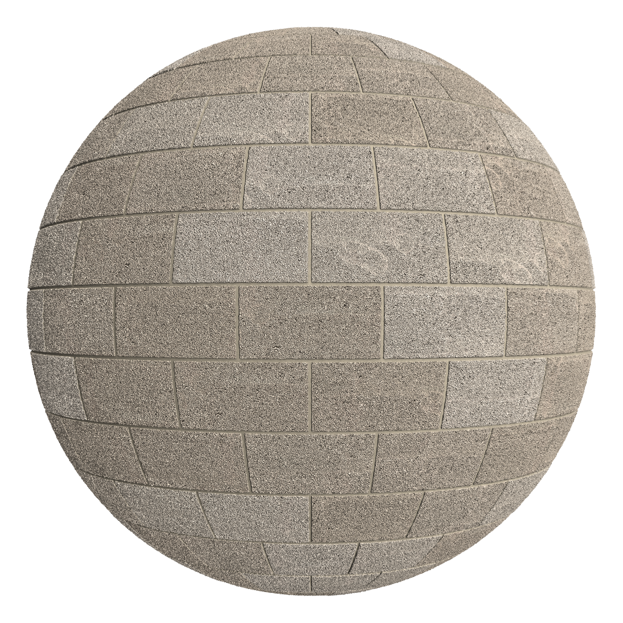 3D sphere preview of CMU Block Stretcher seamless texture