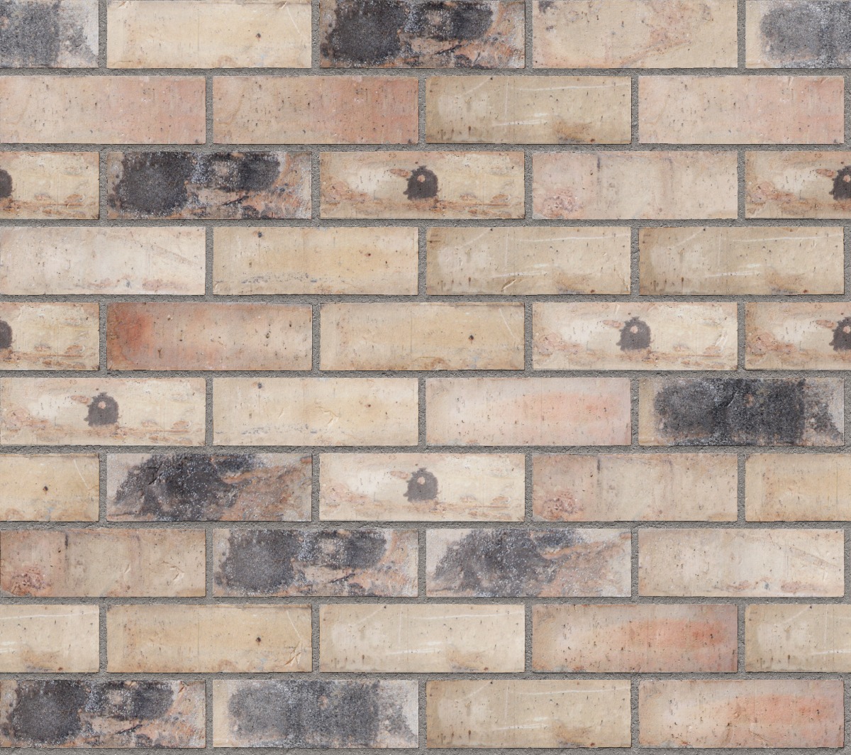 A seamless brick texture with corvus brick units arranged in a Stretcher pattern