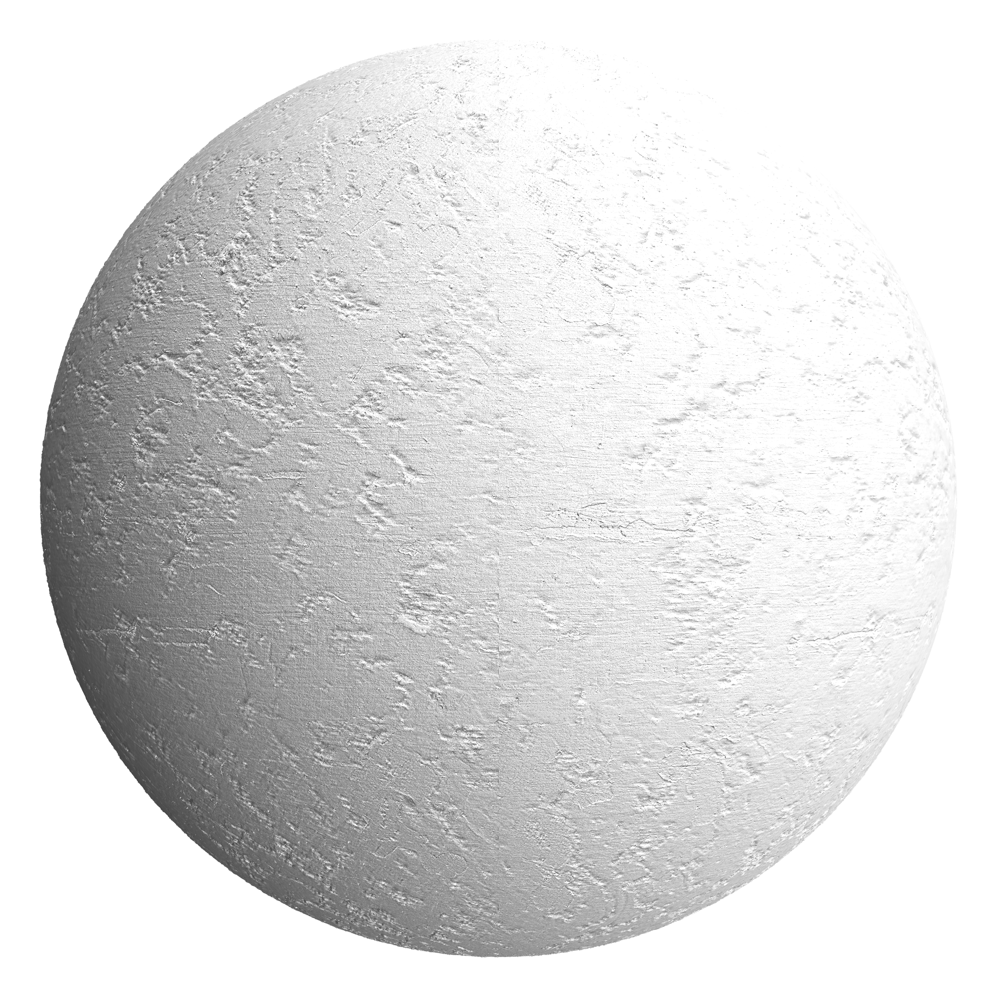 3D sphere preview of Embossed Plaster seamless texture