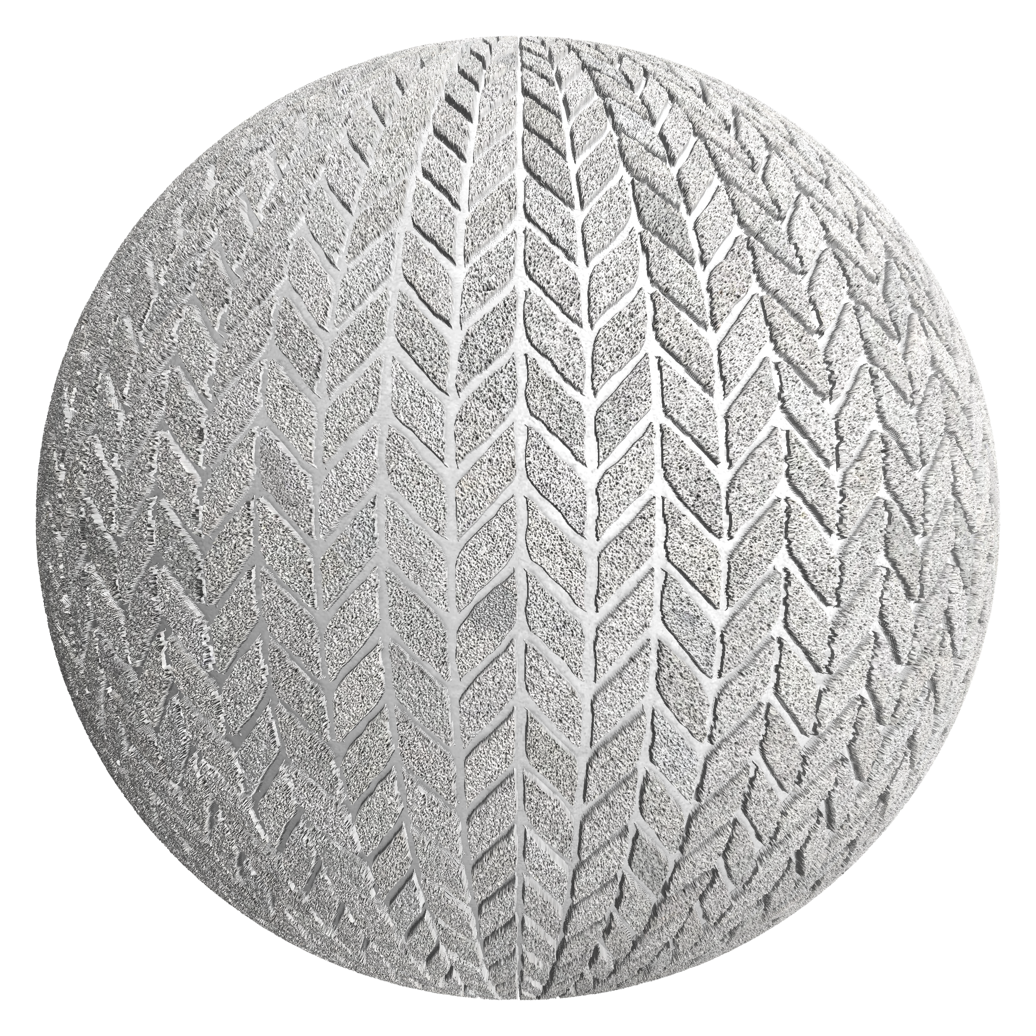 3D sphere preview of Granite Chevron seamless texture
