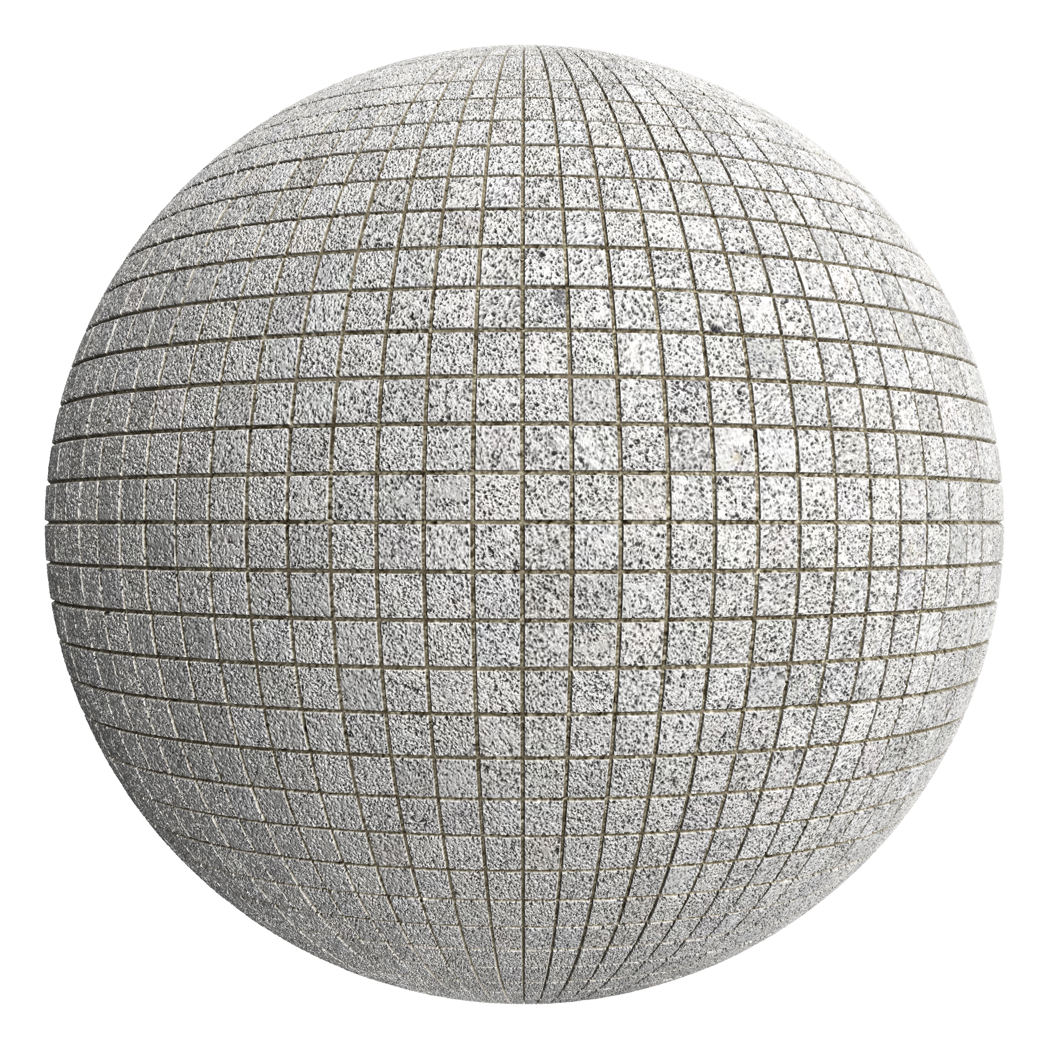 3D sphere preview of Granite Stack seamless texture