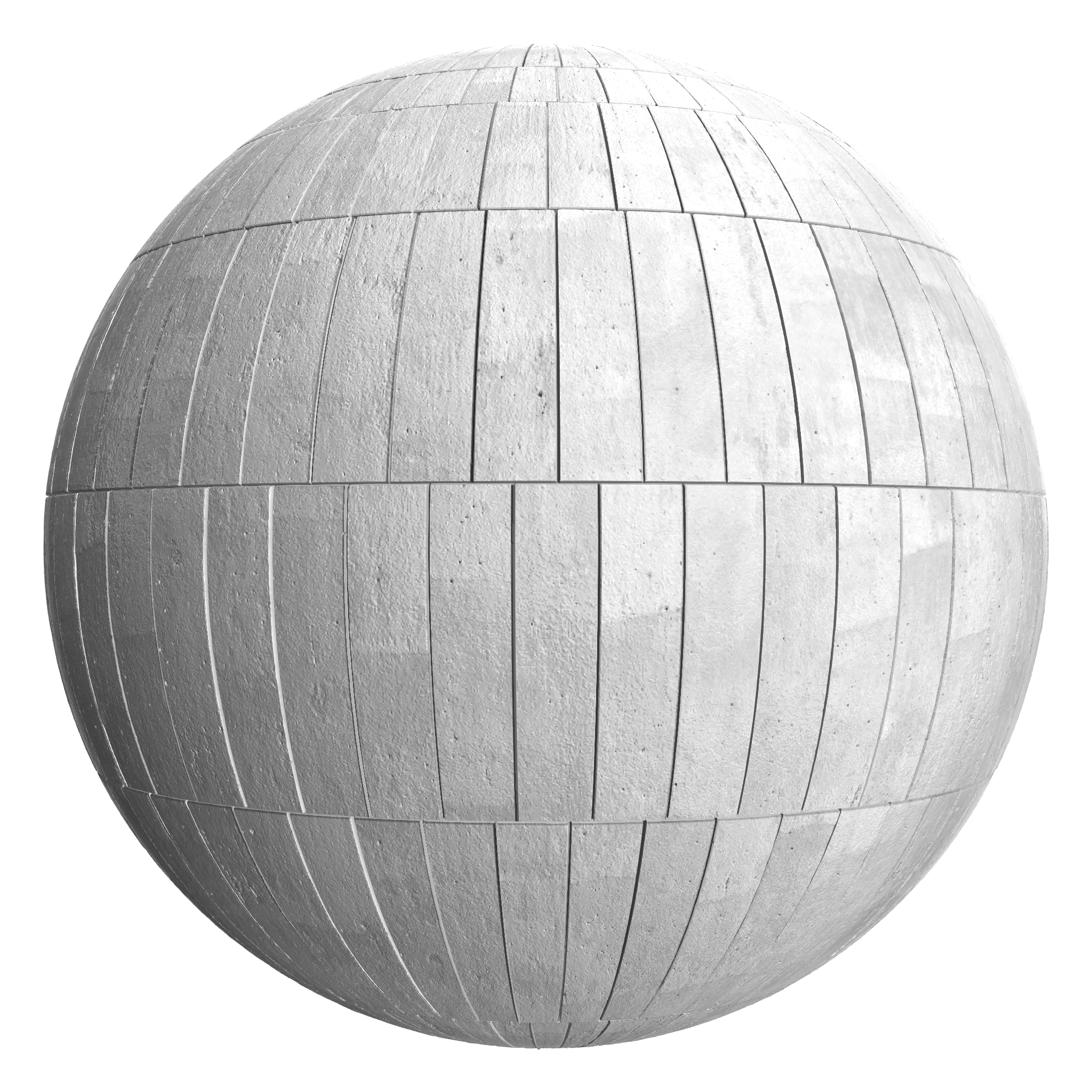 3D sphere preview of In Situ Concrete Ashlar seamless texture
