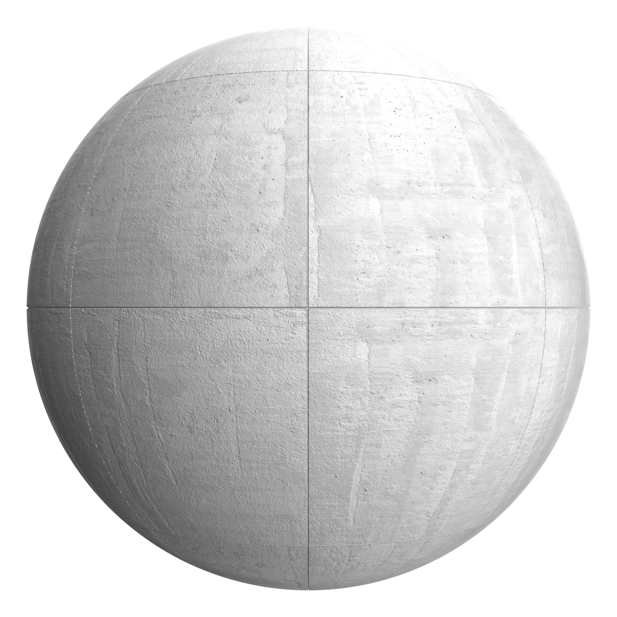 3D sphere preview of In Situ Concrete Stack seamless texture