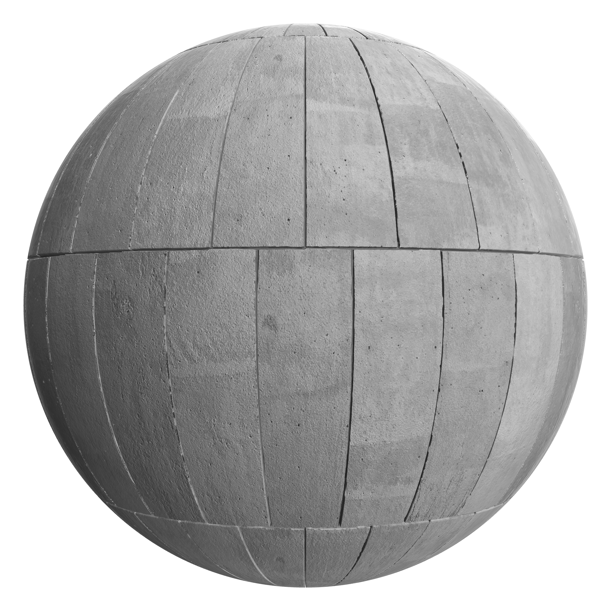 3D sphere preview of In Situ Concrete Stretcher seamless texture