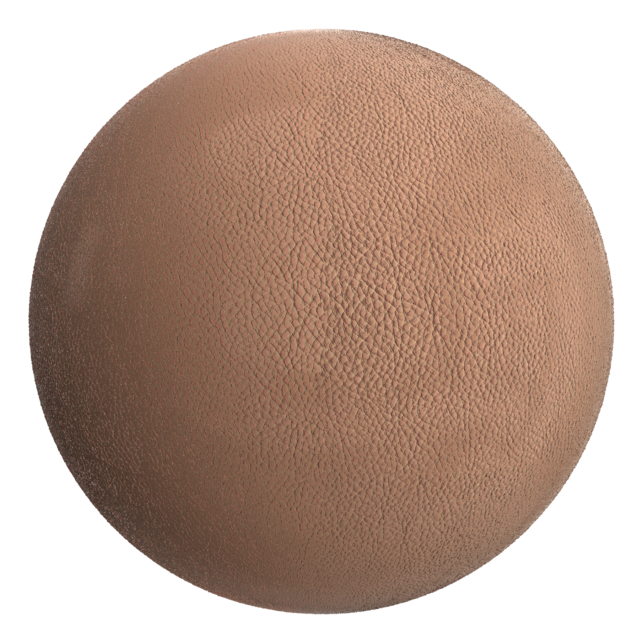3D sphere preview of Leather seamless texture
