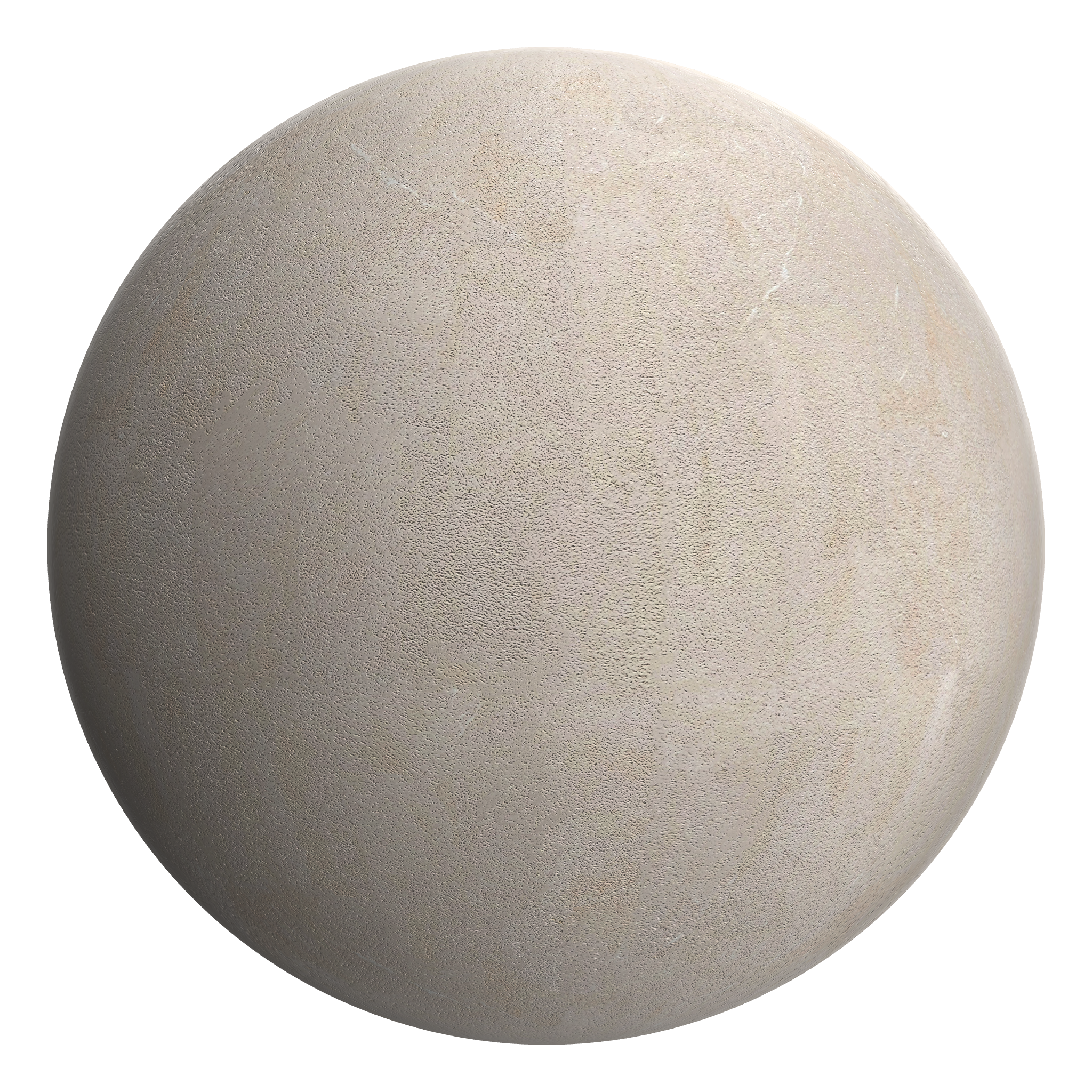 3D sphere preview of Limestone seamless texture