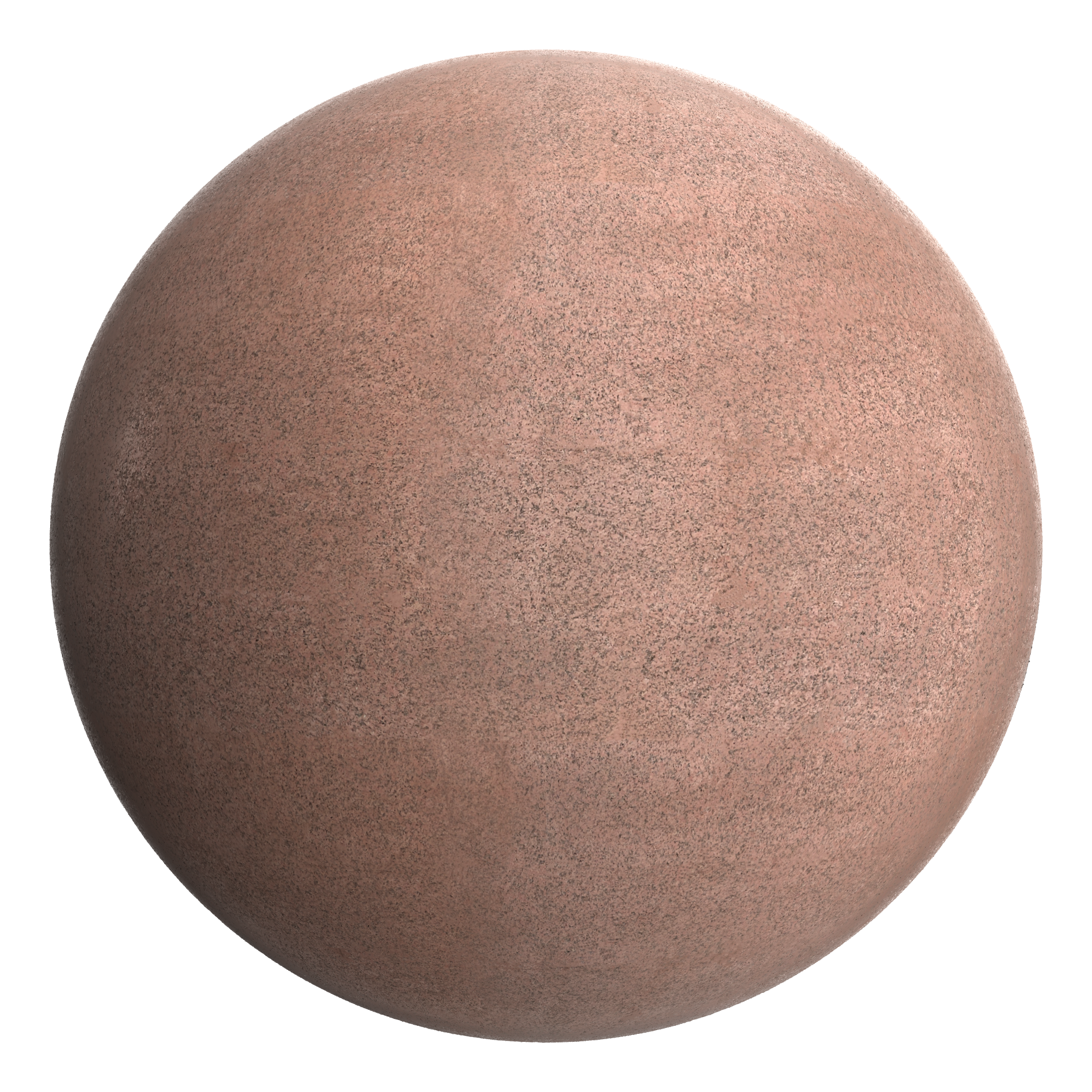 3D sphere preview of Pink Granite seamless texture