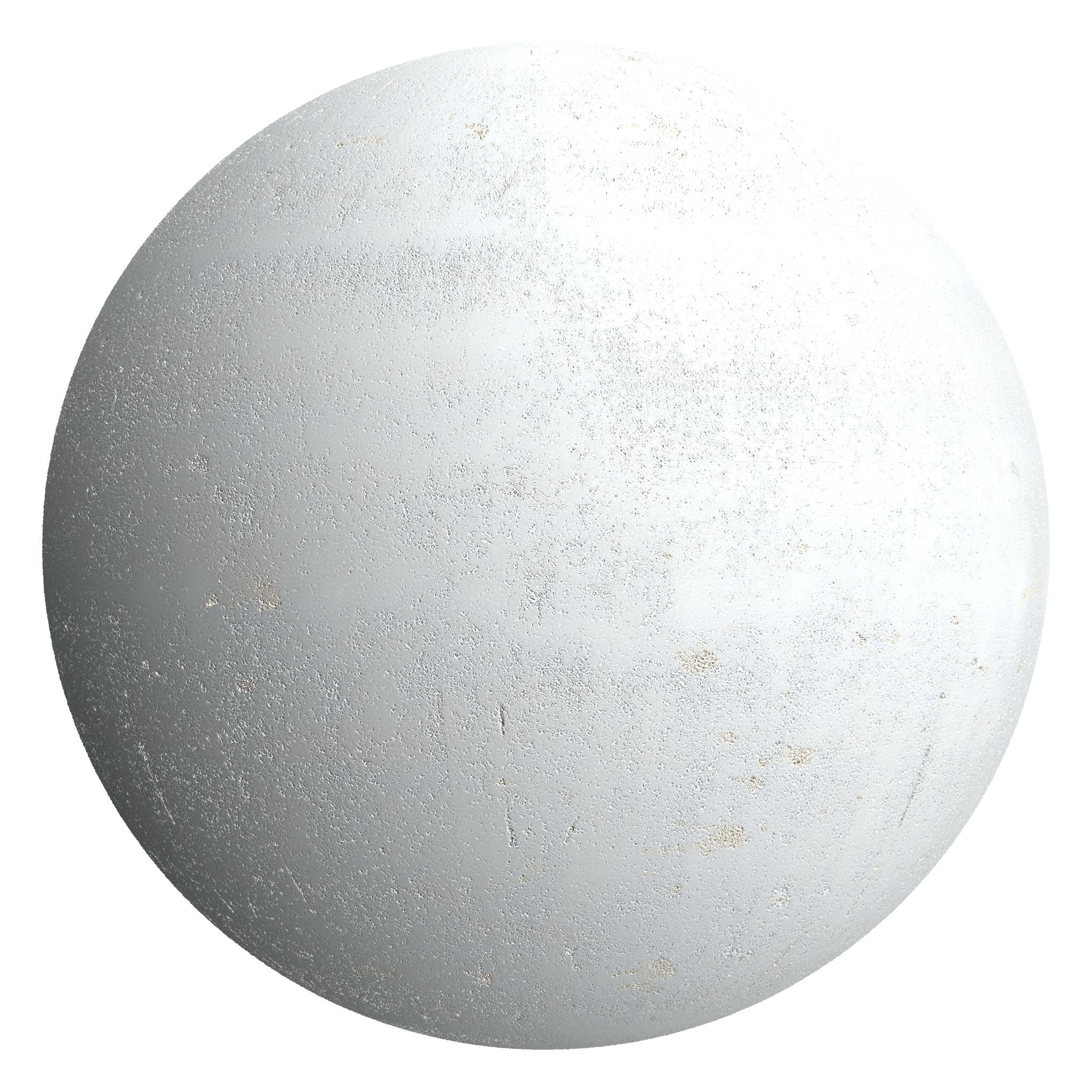 3D sphere preview of Polystyrene seamless texture
