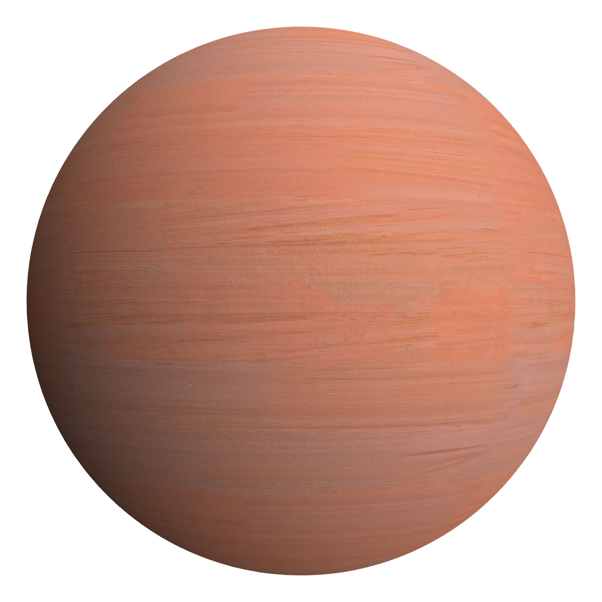 3D sphere preview of Red Sandstone seamless texture