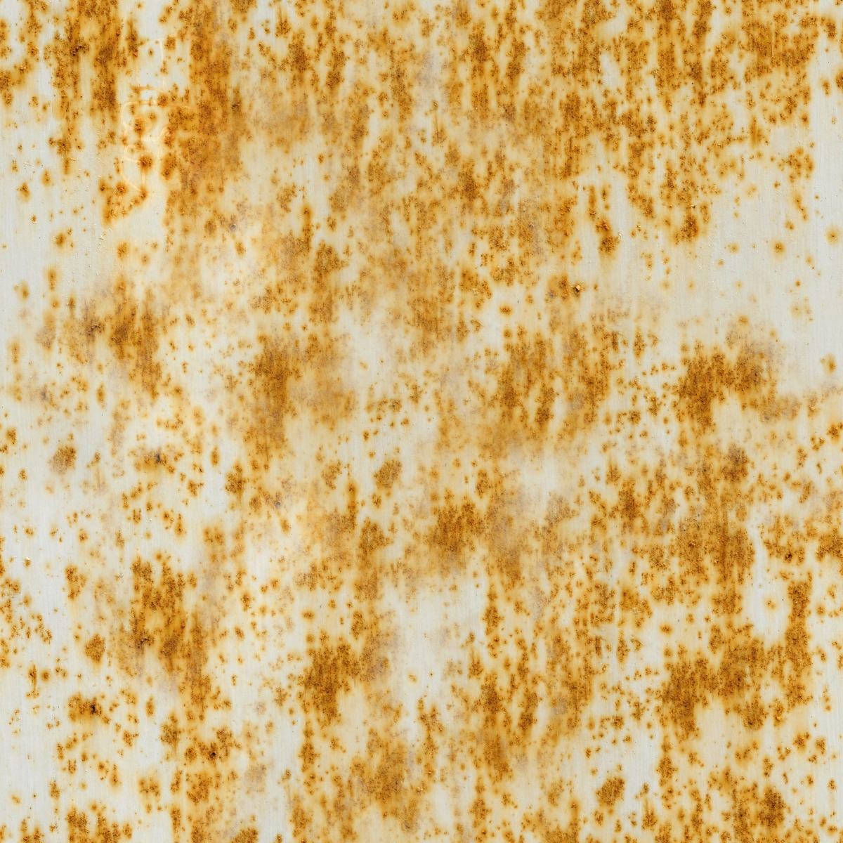A seamless metal texture with rusting painted steel sheets arranged in a None pattern
