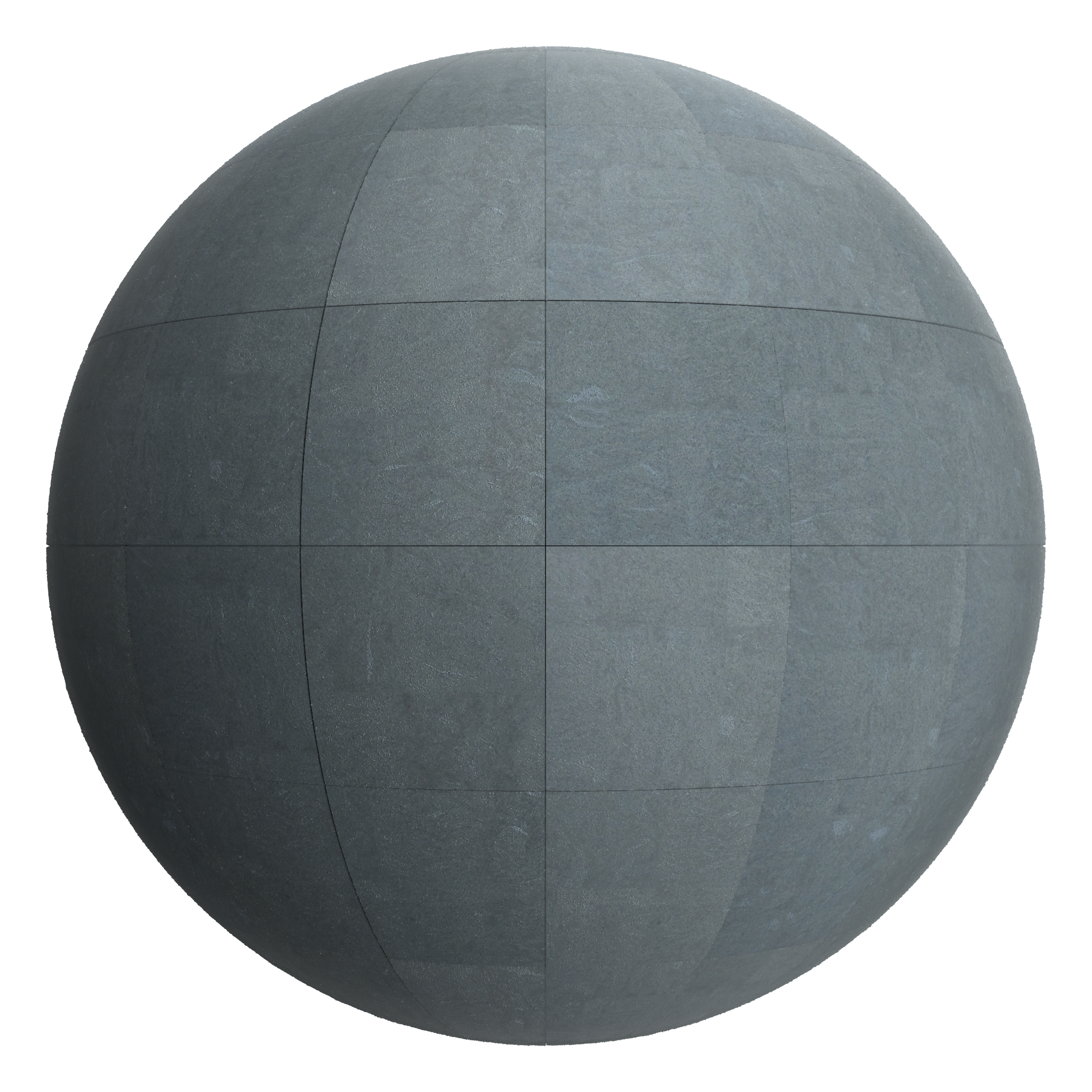 3D sphere preview of Slate Stack seamless texture