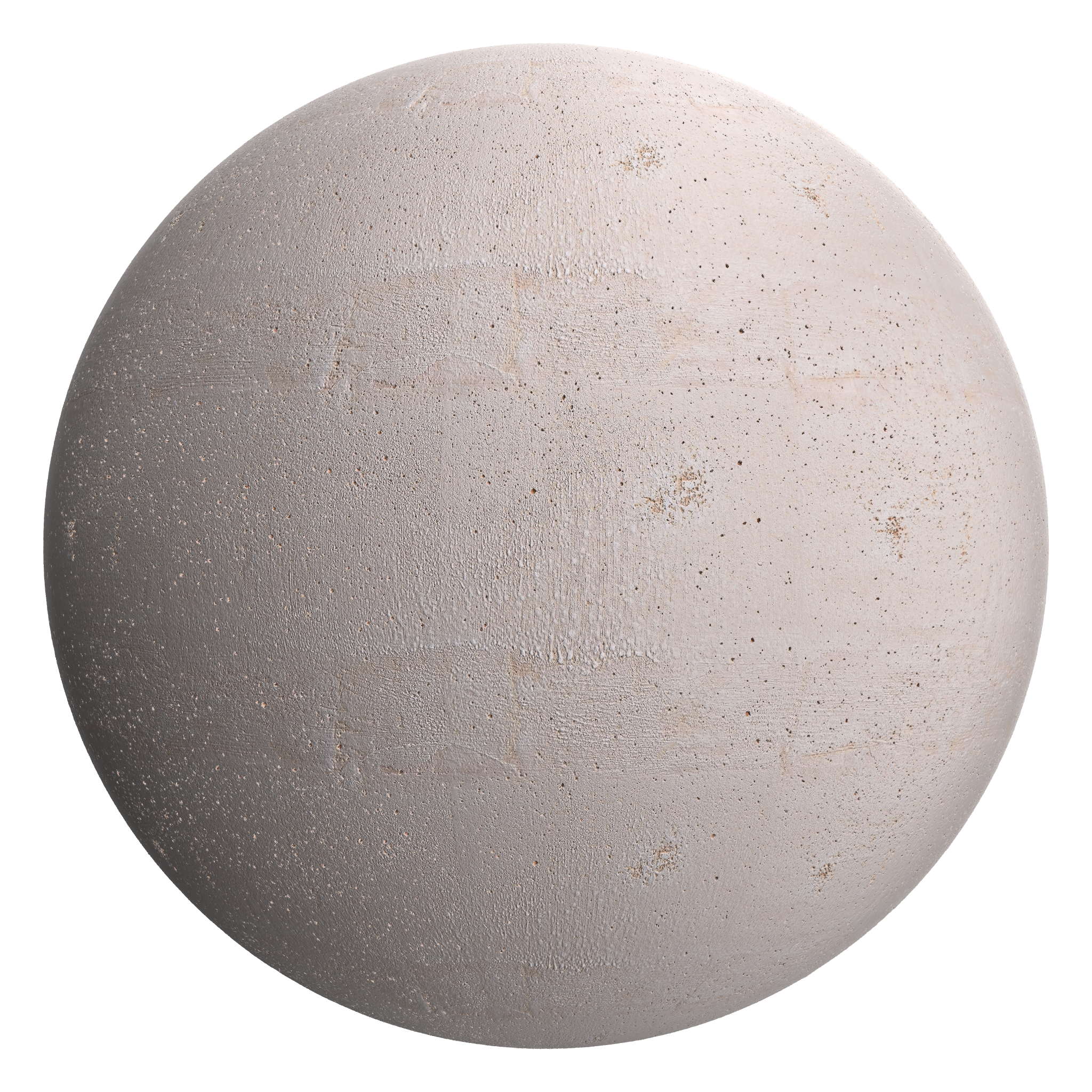 3D sphere preview of Terracotta seamless texture