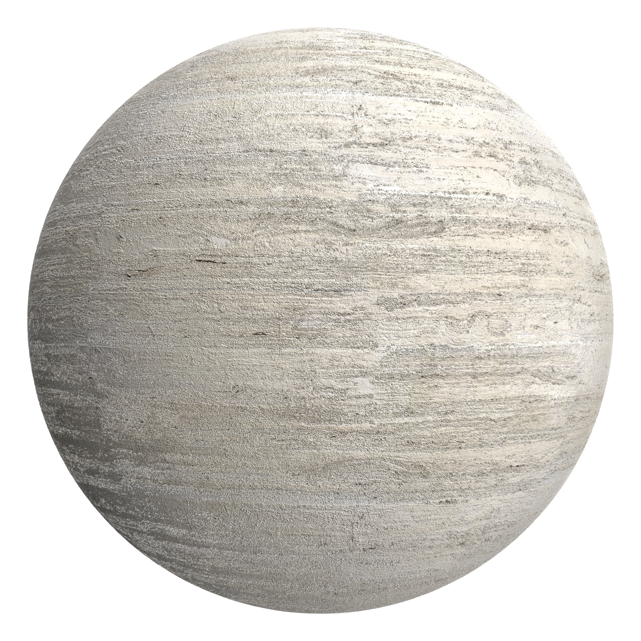 3D sphere preview of Travertine seamless texture