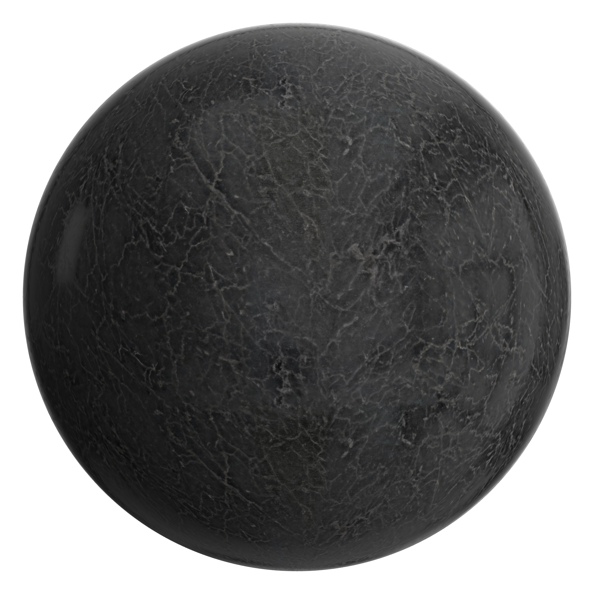 3D sphere preview of White Marble seamless texture