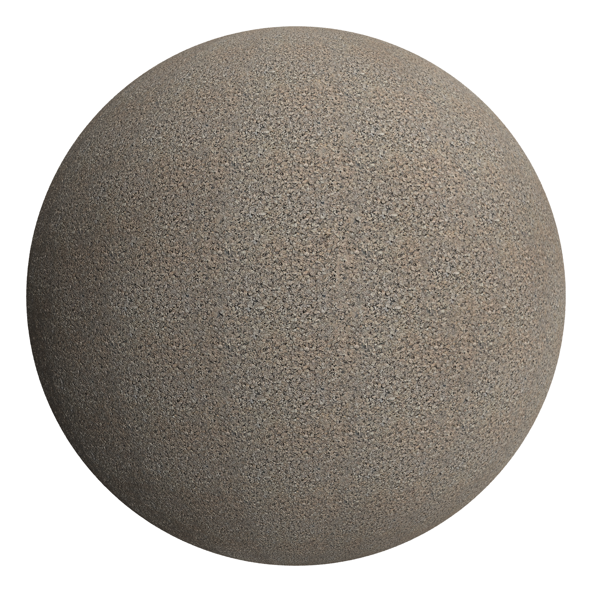3D sphere preview of Agglomerated Cork seamless texture