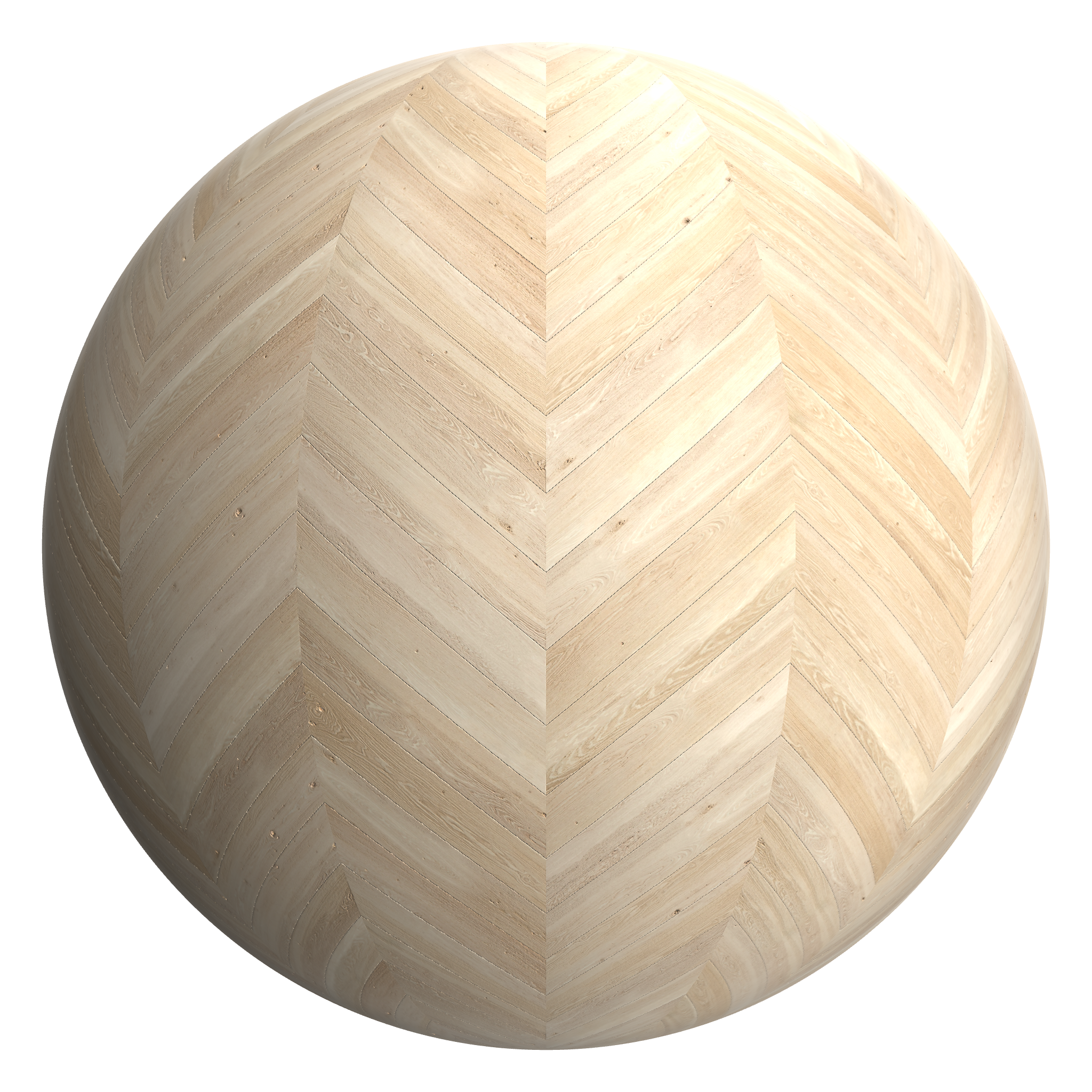 3D sphere preview of Ash Chevron seamless texture