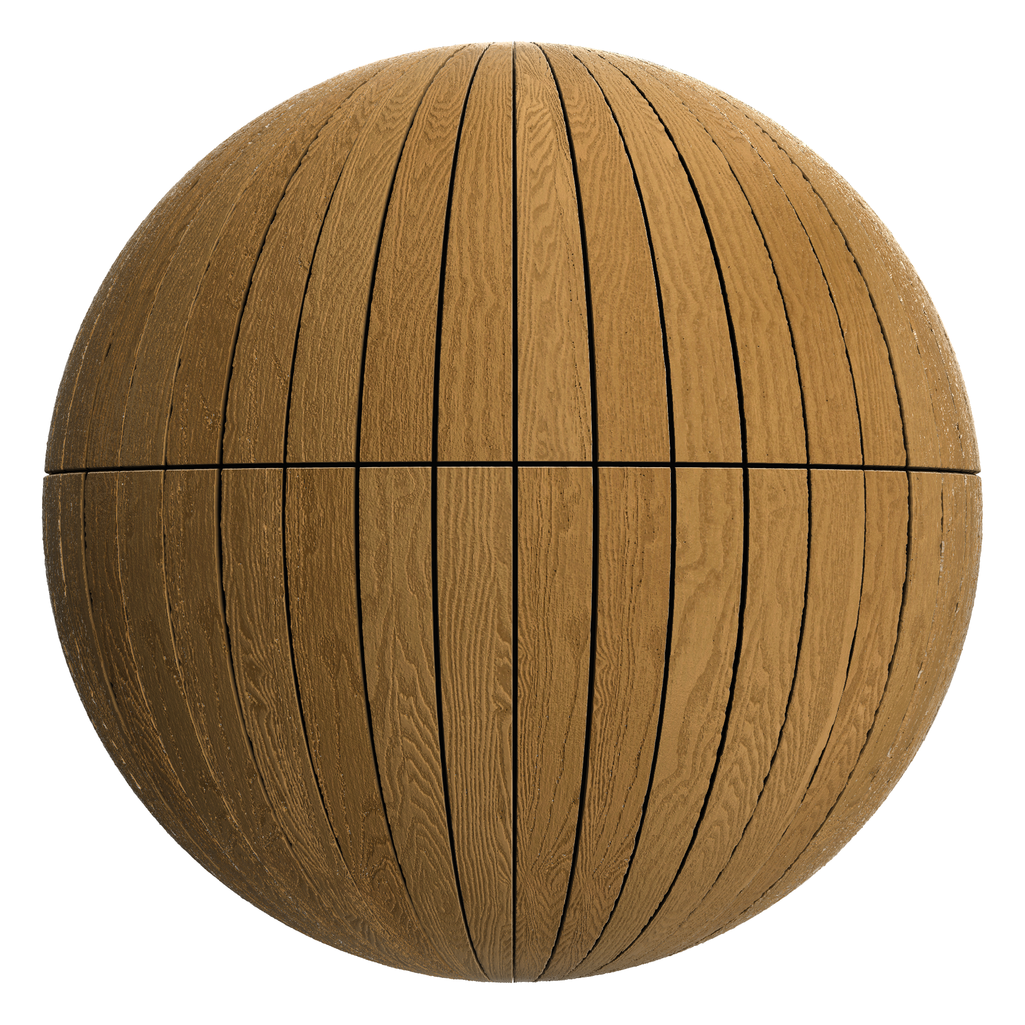 3D sphere preview of Ash Heartwood Veneer Stack seamless texture