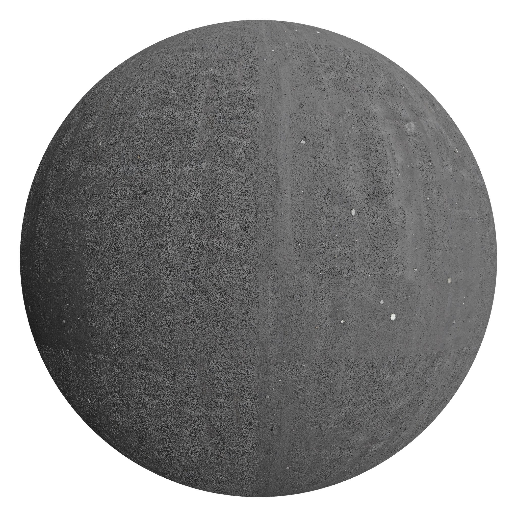 3D sphere preview of Basalt seamless texture