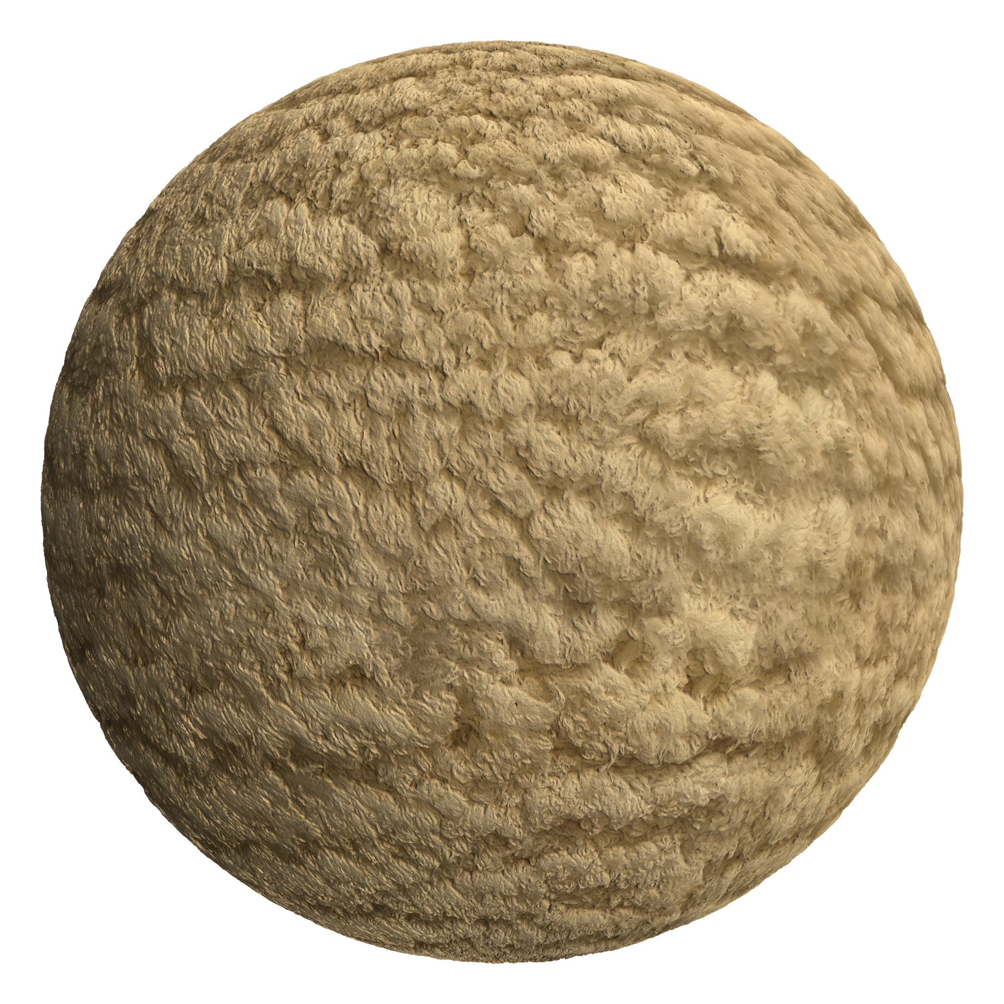 3D sphere preview of Blonde Carpet seamless texture