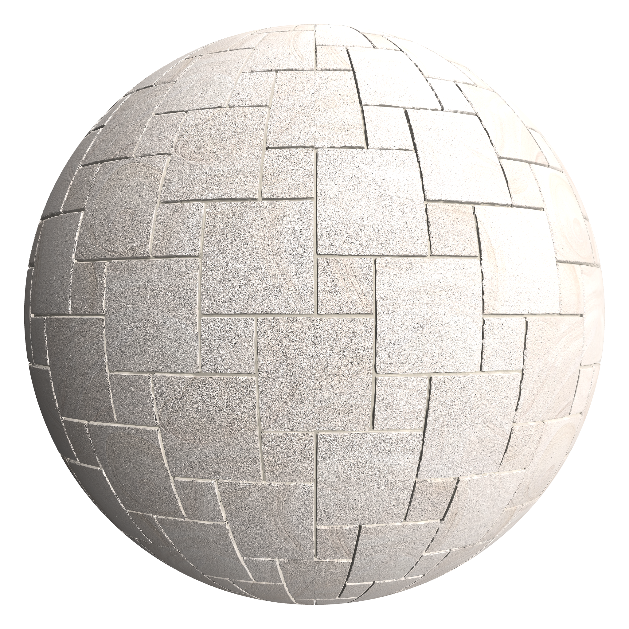 3D sphere preview of Blonde Sandstone Hopscotch seamless texture