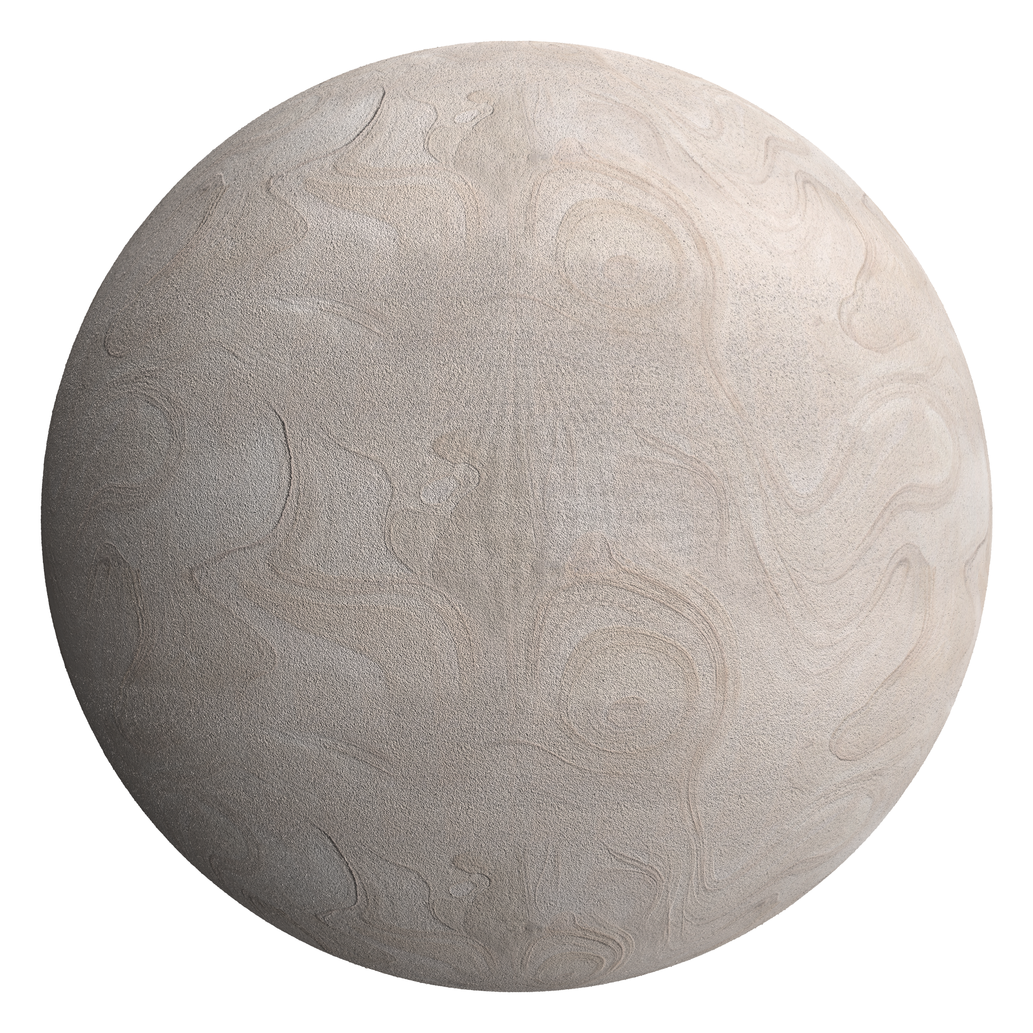 3D sphere preview of Blonde Sandstone seamless texture