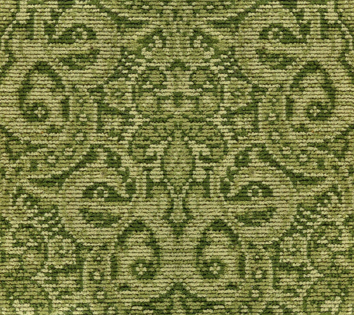 A seamless carpet texture with brussels carpet units arranged in a None pattern
