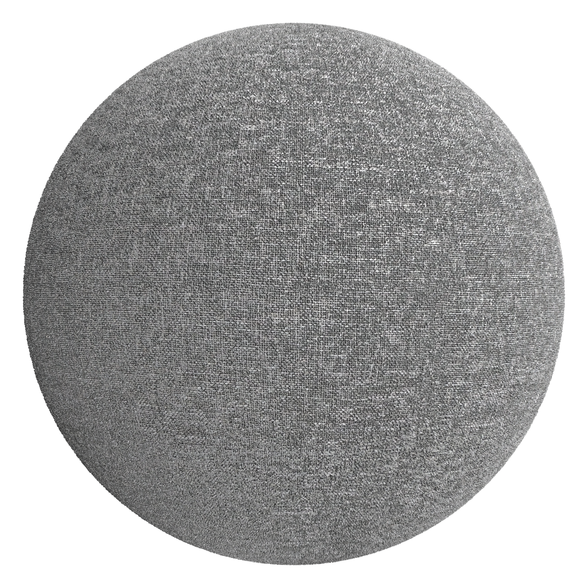 3D sphere preview of Charcoal Fabric seamless texture